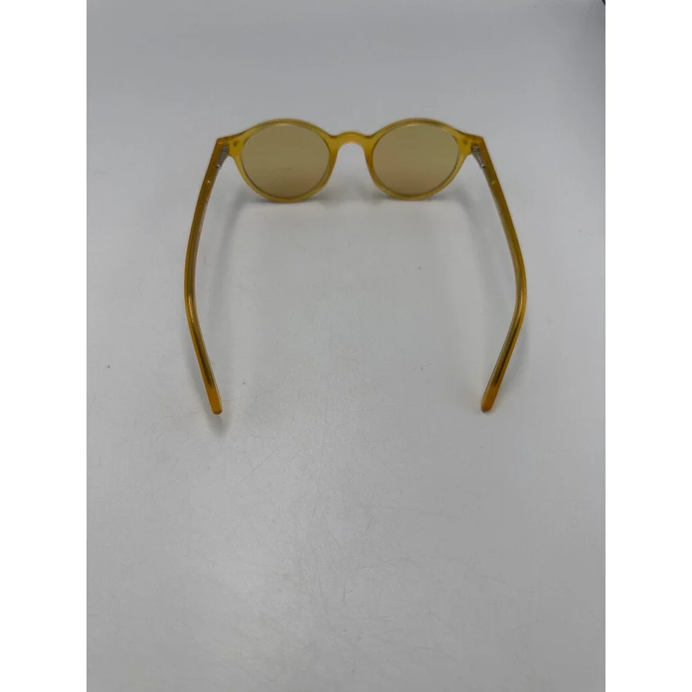 YESLOOK Jardi Round Translucent Amber Yellow Eyeglasses Frames 45-21-135 C6